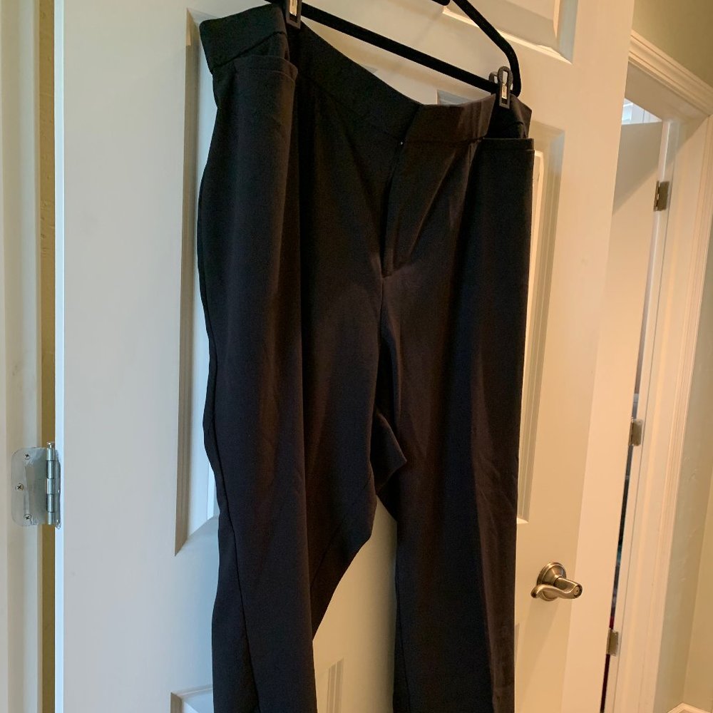 Catherine's Right Fit Black dress pants for women plus size 24W